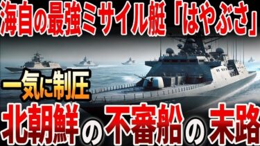 【海外の反応】海上自衛隊の最強ミサイル艇「はやぶさ」！北朝鮮の不審船の末路とは？！#海外の反応 #日本 #日本の技術
