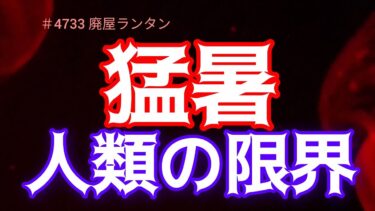 ＃4733 猛暑で試される人類の限界、気候変動がもたらす命の危機      2025.8.6.