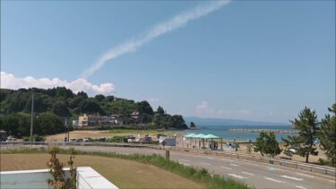 ゴゴゴー　何の音　北朝鮮のミサイルか？ブルーインパルスの練習だった