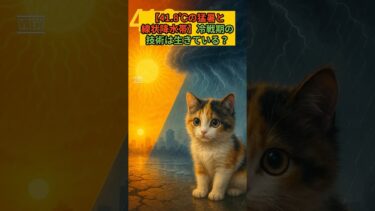 【41. 8℃の猛暑と 線状降水帯】冷戦期の 技術は生きている？　   #異常気象   #猛暑