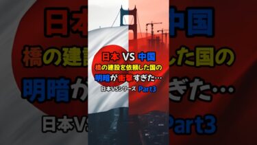 日本VS中国、橋の建設を依頼した国の明暗が衝撃すぎる… 日本VSシリーズPart03　#日本技術 #海外ニュース #ショート動画