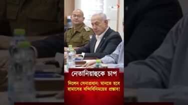 নেতানিয়াহুকে চাপ দিলেন সেনাপ্রধান: মানতে হবে হামাসের বন্দিবিনিময় প্রস্তাব! |