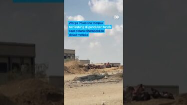 Detik-detik Penembakan di Dekat Lokasi Distribusi Bantuan Gaza, Anak-anak Lari