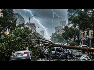 Extreme weather hits Nebraska!! Omaha devastated by the storm, 40,000 without