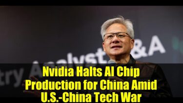 Nvidia Halts AI Chip Production for China Amid U.S.-China Tech War