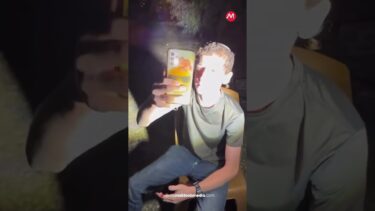 Palestinian man confronts illegal settler teens as families guard land overnight