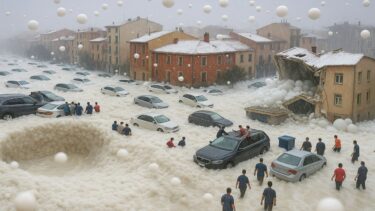 Scotland crippled by extreme weather! Hail and flooding in Dundee