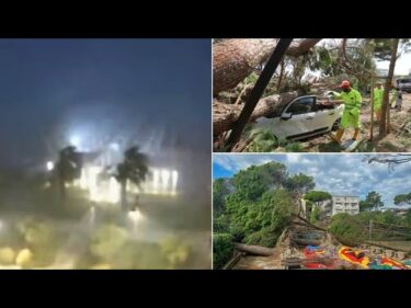 Supercell Storm Wreaks Havoc in Italy’s Tourist Hotspots!