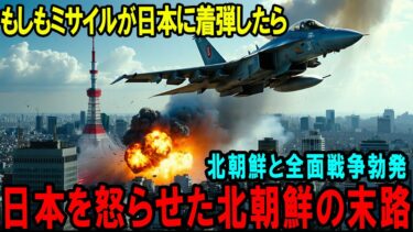 【禁断兵器の目覚め】北朝鮮ミサイルが日本に着弾！自衛隊の驚愕の反撃シナリオとは？【シミュレーション】