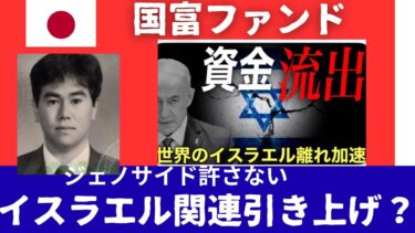 【中東情勢】世界最大の政府系ファンドが動き出した…世界はこれに後を続く。 国富ファンドとは？イスラエル資産運用を引き上げ？（越境3.0）その2