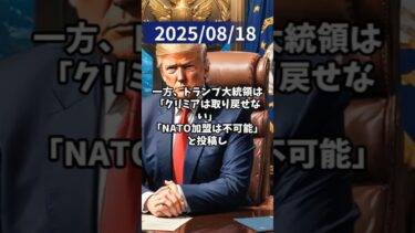 ゼレンスキーxトランプ | ホワイトハウスで会談予定 | 欧州首脳も合流、歴史的会談へ【ウクライナ戦争・NATO・クリミア問題】1分ニュース | One