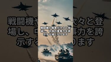 中国軍、装備100種以上を公開へ ― 勝利80年記念パレード　#国際ニュース#中国軍事パレード#安全保障#英語で学ぶ#ショート動画