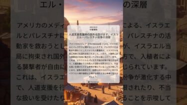 人道支援看護師の国外追放が示す、イスラエル・パレスチナ紛争の深層｜The Intercept｜2025/08/02｜中東情勢