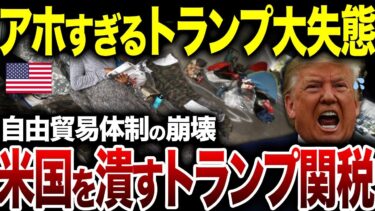 世界経済ついにルールなき時代へ突入！トランプの関税戦争が自由貿易体制を木っ端微塵に粉砕した【総集編】