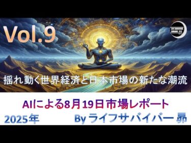 2025年8月19日 市場レポート [揺れ動く世界経済と日本市場の新たな潮流]