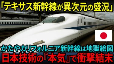 【海外の反応】「異次元すぎるだろ日本！」日本を選んだテキサス新幹線、その評判が異次元だった驚きの背景とは一体何か