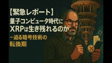 【音声のみ】【緊急レポート】量子コンピュータ時代にXRPは生き残れるのか──迫る暗号技術の転換期