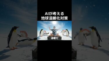 【AI動画】AIが考える地球温暖化対策ww #ai #ギャグ #ネタ
