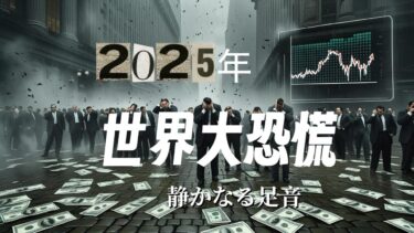 2025年世界経済が崩れる―歴史が語る“恐怖の共通点”とは？【世界大恐慌の足音】