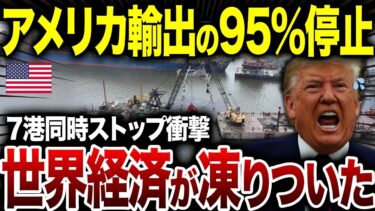 EUの報復関税で世界経済が凍結！アメリカ輸出が95%停止し7港同時ストップでデトロイト全滅【総集編】