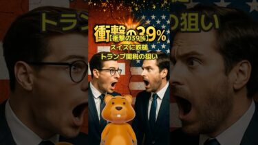【衝撃の39%】スイスに鉄槌 トランプ関税の狙い #ニュース #国際ニュース #トランプ大統領 #スイス #関税交渉