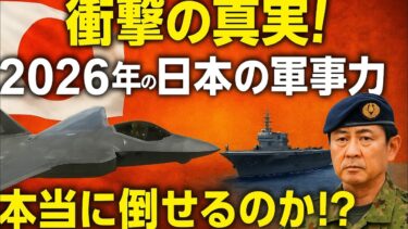 🚨衝撃の真実！2026年の日本の軍事力⚔️ 本当に倒せるのか!? 🇯🇵💥