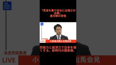 軍事力だけじゃない。経済も外交も総合的に強化。#小泉進次郎