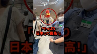 【海外の反応】「やっぱり日本って最高！」デパートで失くした人形に海外が感動#shorts #海外の反応 #日本称賛 #世界の反応