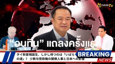 #タイ政治 #タイ #アヌティン #タイ新首相 #国際ニュース #東南アジア #組閣 #タイビジネス