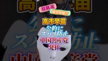 【総裁選】高市早苗｜スパイ防止法 公約【移民問題｜自民党】日本人ファースト