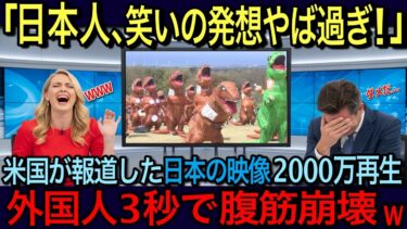 【海外の反応】「日本よ、何やってんだｗ」日本のとんでもない光景で全米が爆笑の嵐！日本人の本気の遊び心に世界が驚愕！！