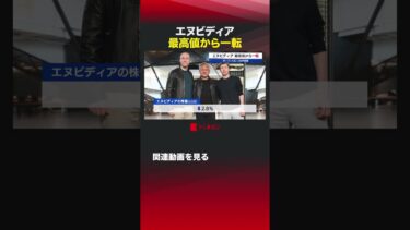 エヌビディア最高値から一転 #shorts #エヌビディア #半導体大手 #オープンAI