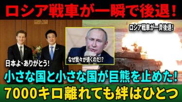 【海外の反応】日本の砲がロシア戦車を後退させた！フィンランド国民が絶叫「ありがとう日本」