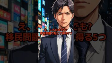え？これ日本でも？移民問題で起こり得る５つ