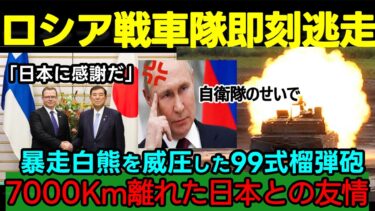 海外の反応】フィンランドに再び平和を！日本の99式榴弾砲が戦わずしてロシア戦車を追い払った真相とは【感動ニッポンch】