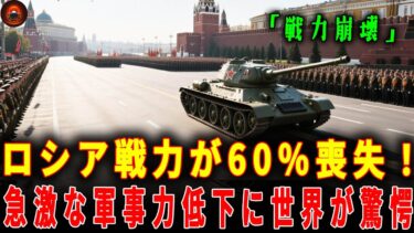 【海外の反応】ロシア戦力が60％喪失！急激な軍事力低下に世界が驚愕