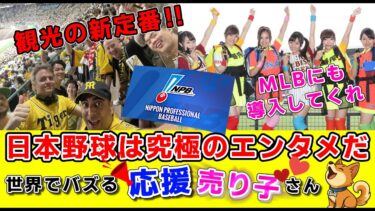 【海外が驚いた】日本の野球は“参加型エンタメ”だった！MLBと別物！合唱・手拍子・風船かわいい売り子さん…日本野球の正体　 #海外の反応　#日本の野球