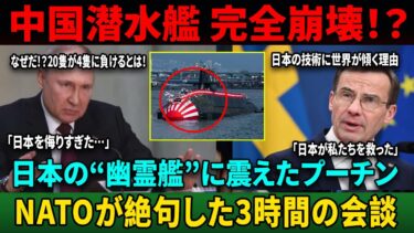 【海外の反応】「739日を終わらせた3時間」日本の極秘潜水艦作戦でプーチン激震—スウェーデンNATO加盟の真相