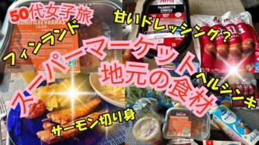 【海外旅行でお買い物】地元スーパーはエンタメ❣️いろいろ買って食を楽しむ‼️フィンランドヘルシンキの旅