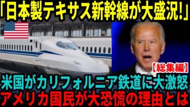【総集編】【海外の反応】日本を選んだテキサス新幹線の前評判が凄すぎた！！日本を裏切ったカルフォルニア高速鉄道との差に世界に衝撃が走った理由・・・