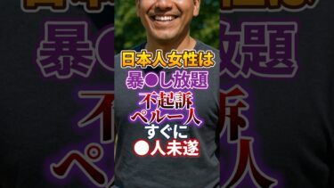 【移民問題】日本人は強●し放題｜不起訴処分ペルー人｜●人未遂【自民党｜石破茂｜ナイジェリアだけじゃない】日本人ファースト #shorts
