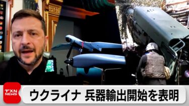 ゼレンスキー大統領 ウクライナ製兵器の輸出開始へ
