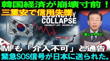 【海外の反応】韓国経済に何が起きているのか IMFが介入不可と通告し日本に送られたSOS