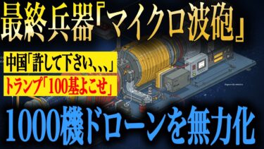マイクロ波砲がヤバすぎる！防衛省が10年隠し続けた『究極の防衛システム』が遂に公開！中国・ロシアが最も恐れる最新技術を専門家が徹底解説！