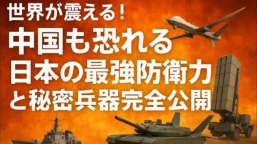 世界が震える！中国も恐れる日本の最強防衛力と秘密兵器の真実を公開