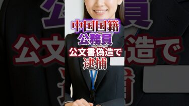 【移民問題】中国国籍 公務員｜公文書偽造｜【自民党｜石破茂】日本人ファースト #shorts