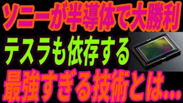 【最強ソニー】テスラも完全支配！最強すぎる半導体技術とは・・・