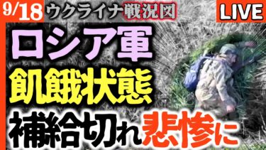 🍞【衝撃戦況】クピャンスクのロシア軍が飢餓状態！包囲され補給路断絶の恐怖【ウクライナ戦況LIVE】スームィ戦線でもロシア進軍停止