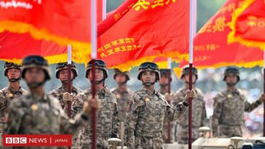 中国が軍事力を誇示、朝ロ首脳も出席　戦勝80年記念式典を1分半で