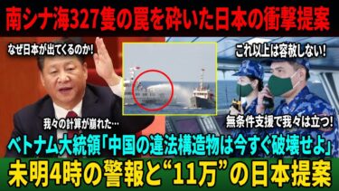 【海外の反応】「中国の警告など無視せよ」日本がベトナムを救った瞬間…中国船団が沈黙した“理由”